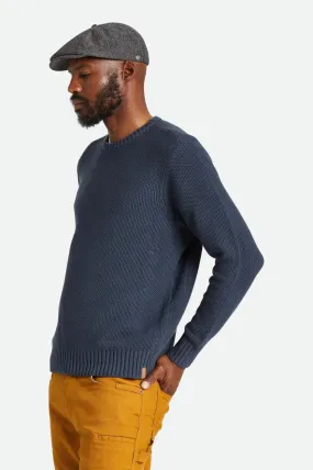 Jacques Waffle Knit Sweater - Ombre Blue