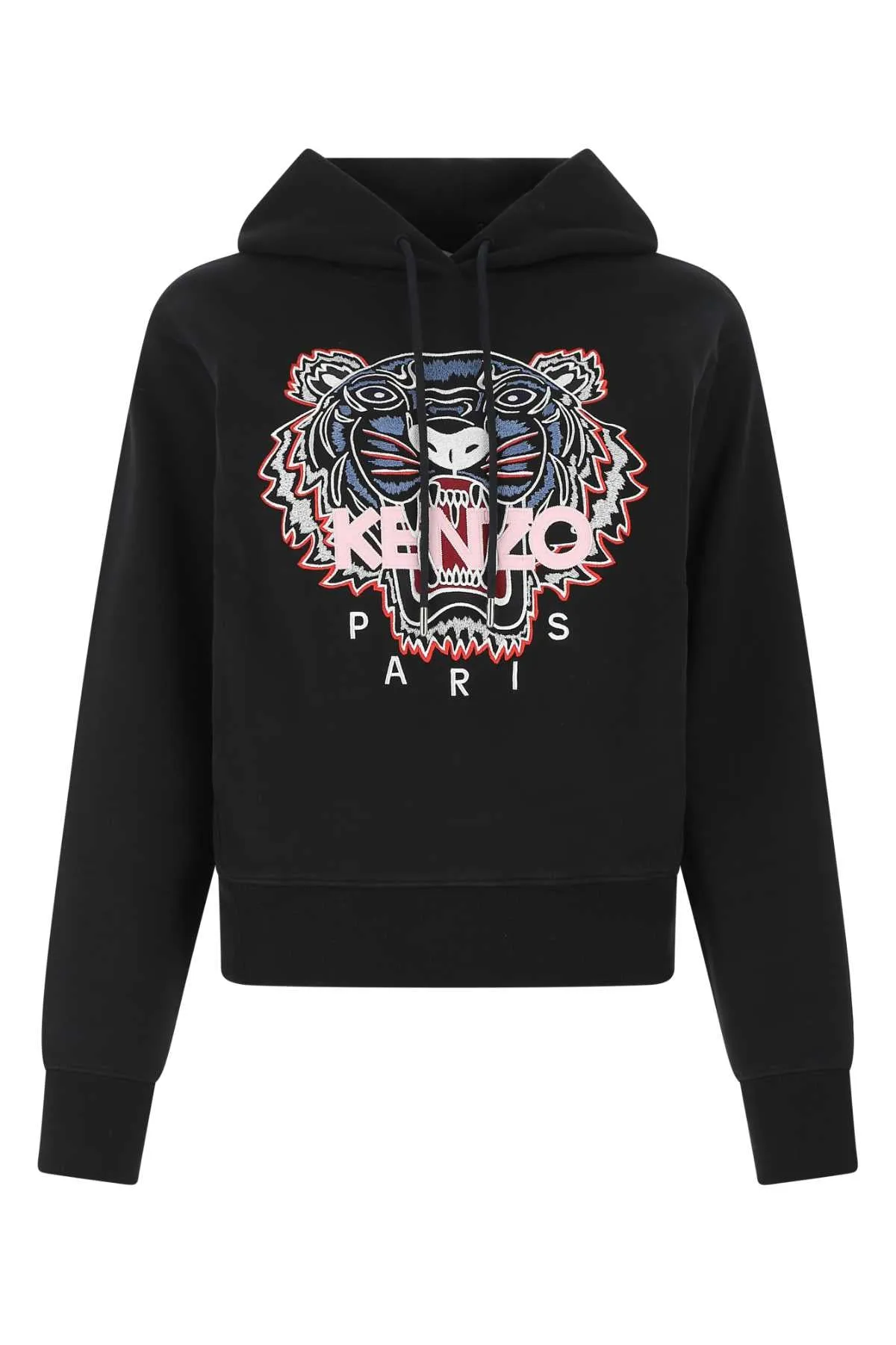 Kenzo Tiger Embroidered Drawstring Hoodie