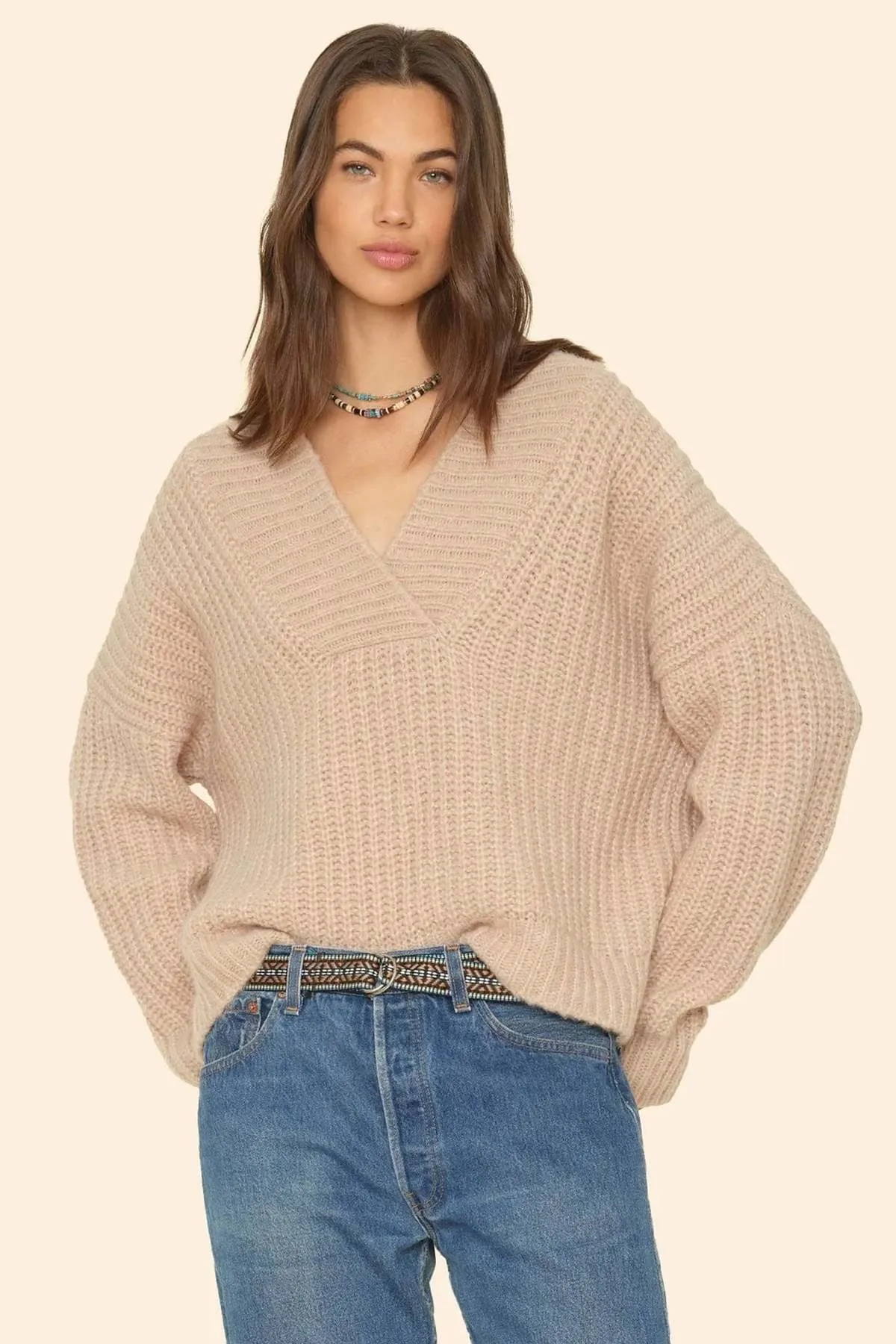 Keyes Sweater - Cream Ice