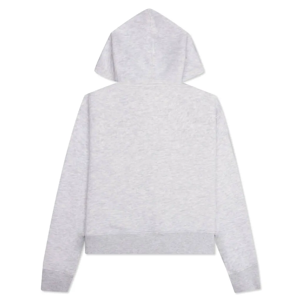 Kids Bear Hoodie - Melange Grey