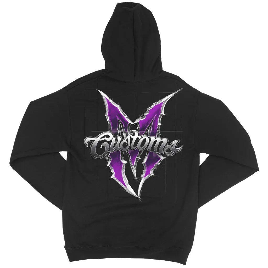 LADIES SKETCHED LOGO PULLOVER HOODIE