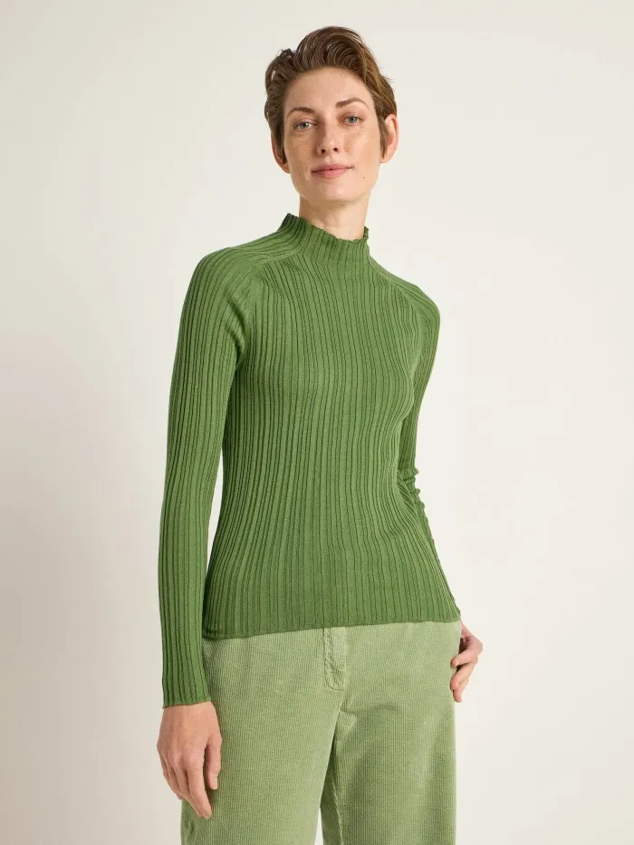 LANIUS Ribbed sweater (GOTS)