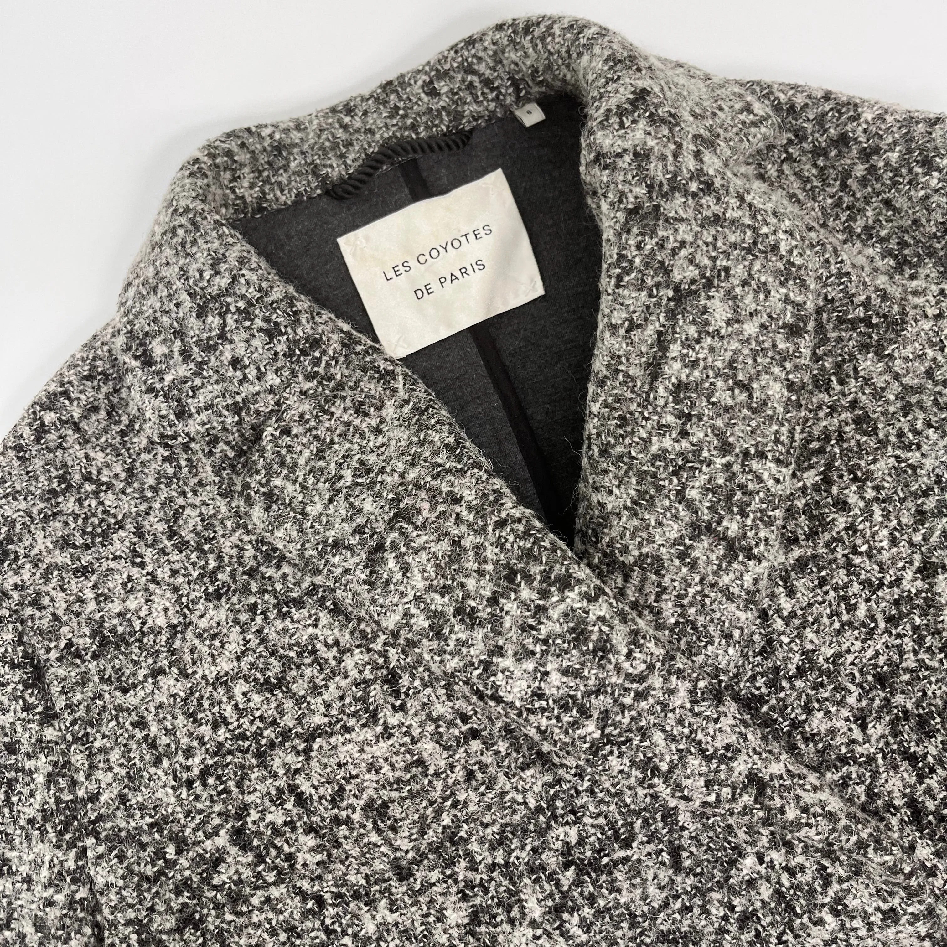 Les Coyotes De Paris Grey Wool Coat: 8 Years