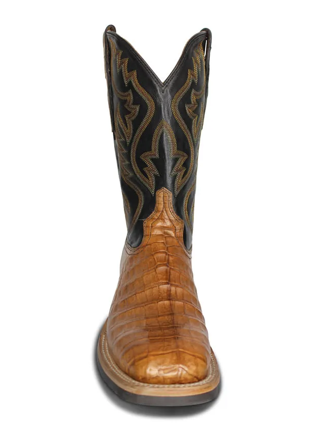 Lucchese Mens Rowdy Caiman Boots