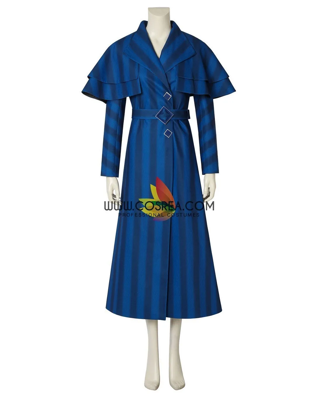 Mary Poppins Returns Navy Blue Uniformed Cosplay Costume