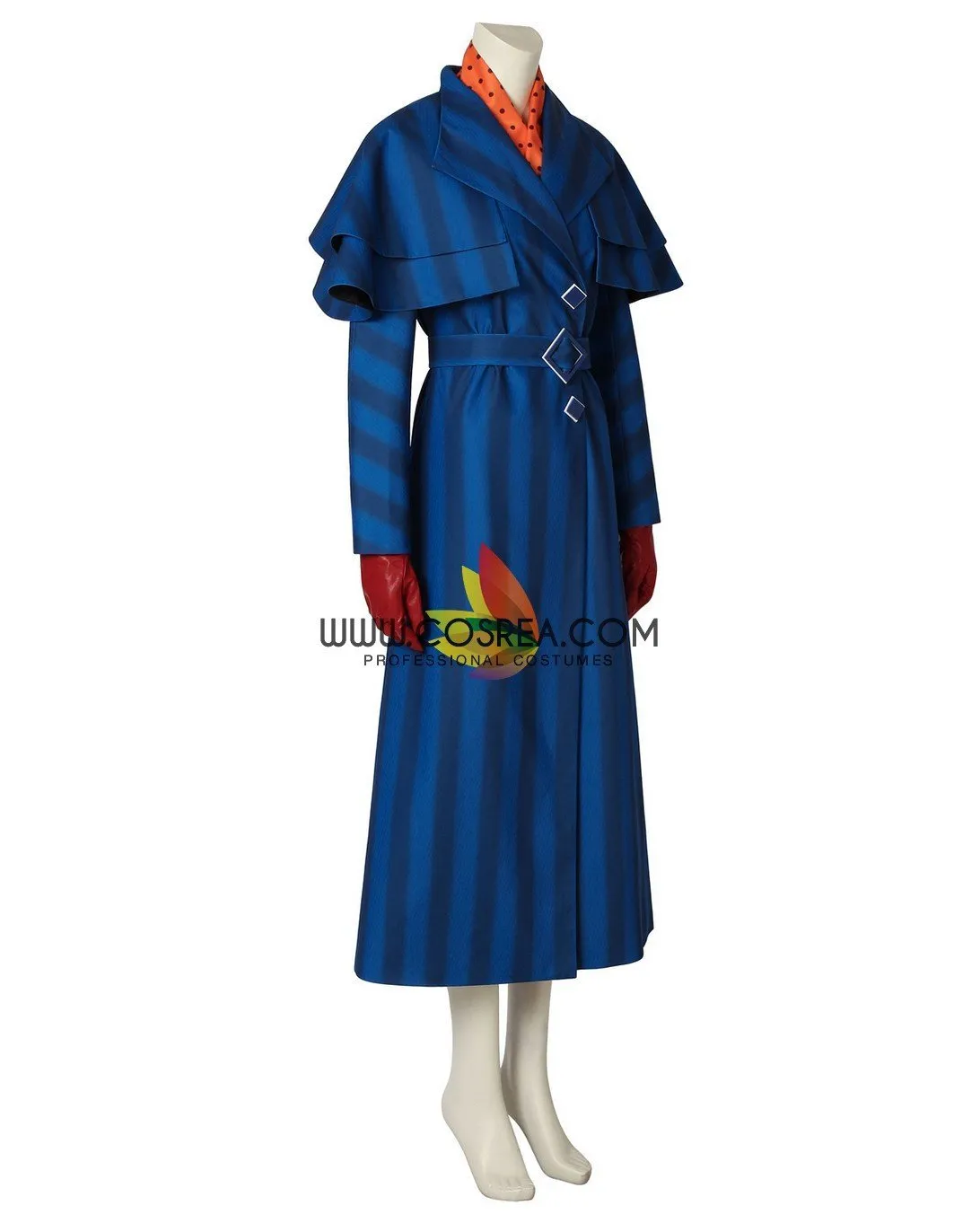 Mary Poppins Returns Navy Blue Uniformed Cosplay Costume