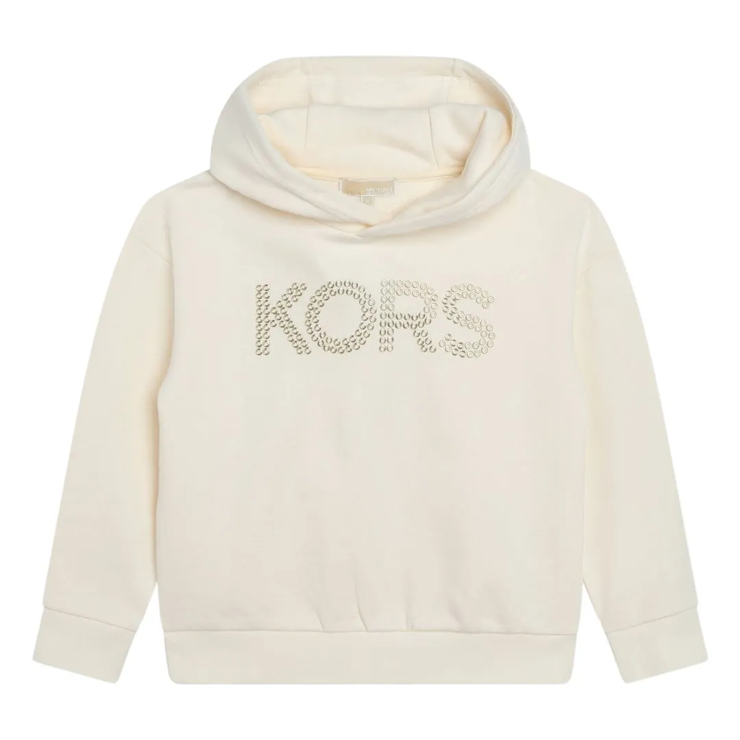 Michael Kors Hoodie Logo Cream