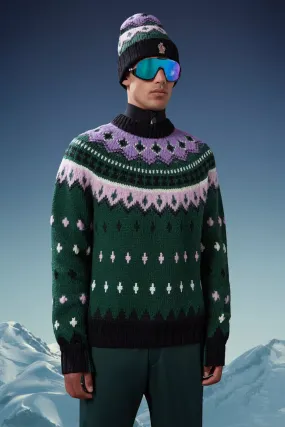 MONCLER  |Alpaca & Wool Jacquard Sweater