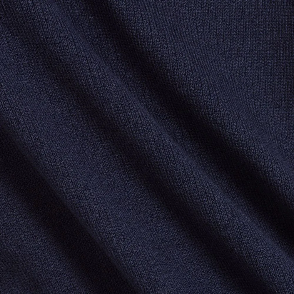 Navy Blue Knitted Sweater