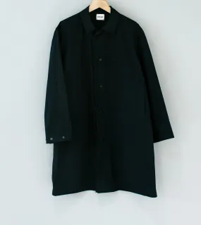 OShin 'The Lawmaker Coat' (Dark Navy Water Repellent Cotton)