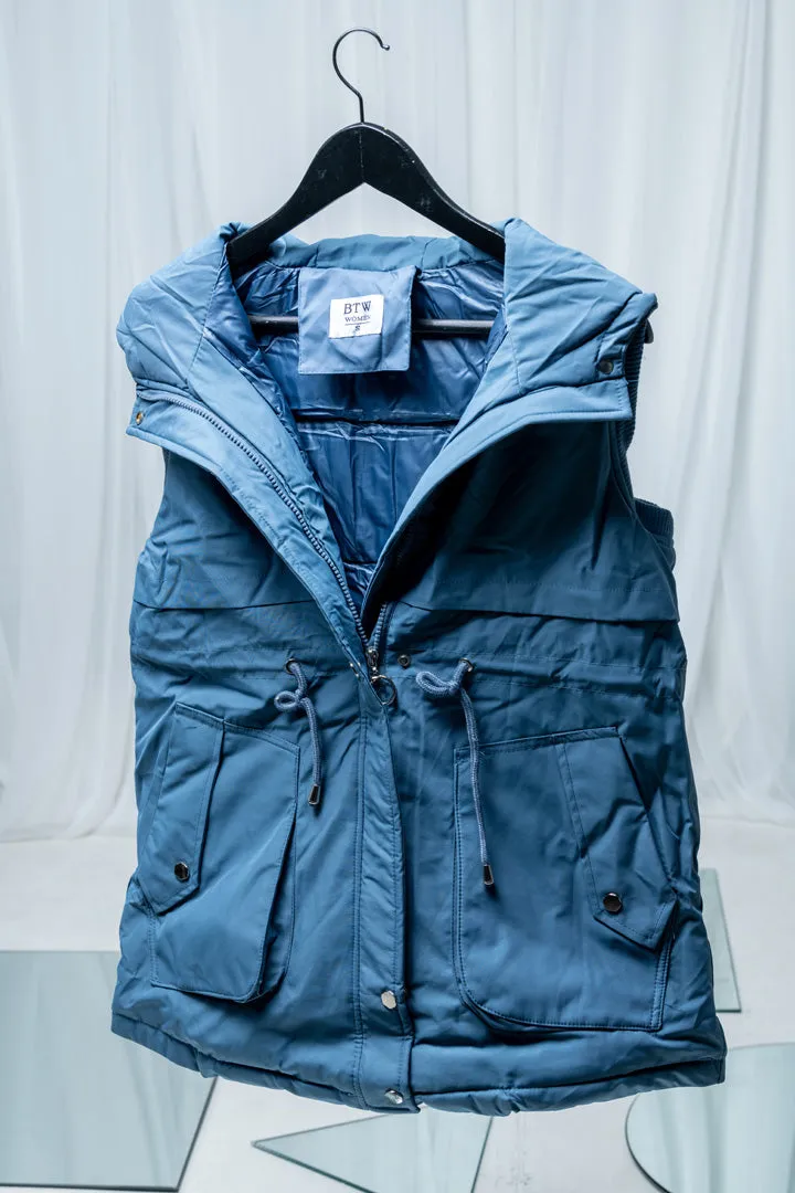 PARKA JACKET WITH DRAWSTRINGS