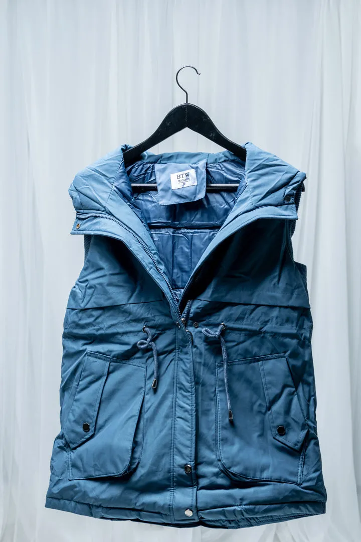 PARKA JACKET WITH DRAWSTRINGS