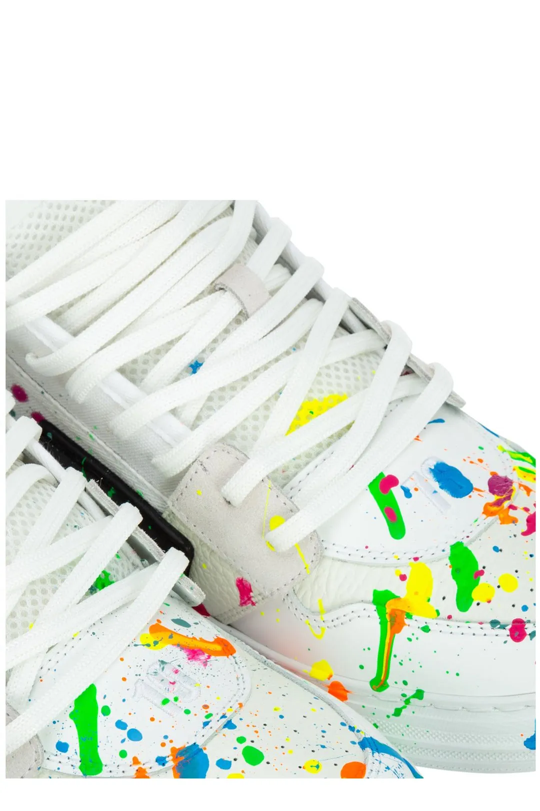 Philipp Plein Paint-Splatter Detail High-Top Sneakers