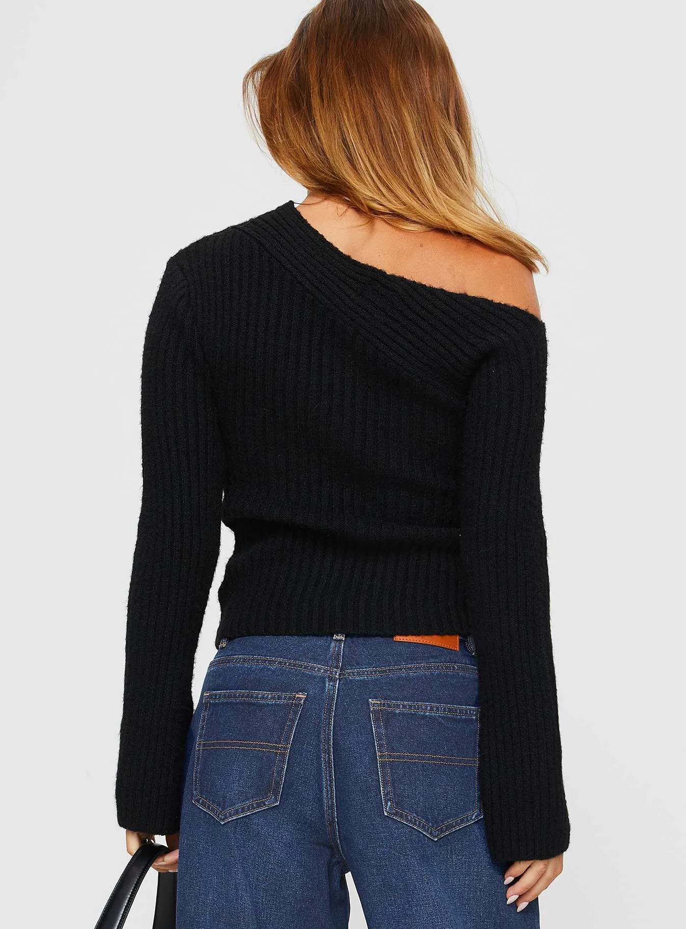 Phillips Cold Shoulder Sweater Black