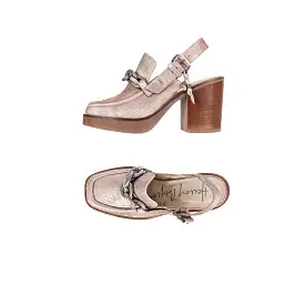 Platform Moccasin Graffiato Rose Gold