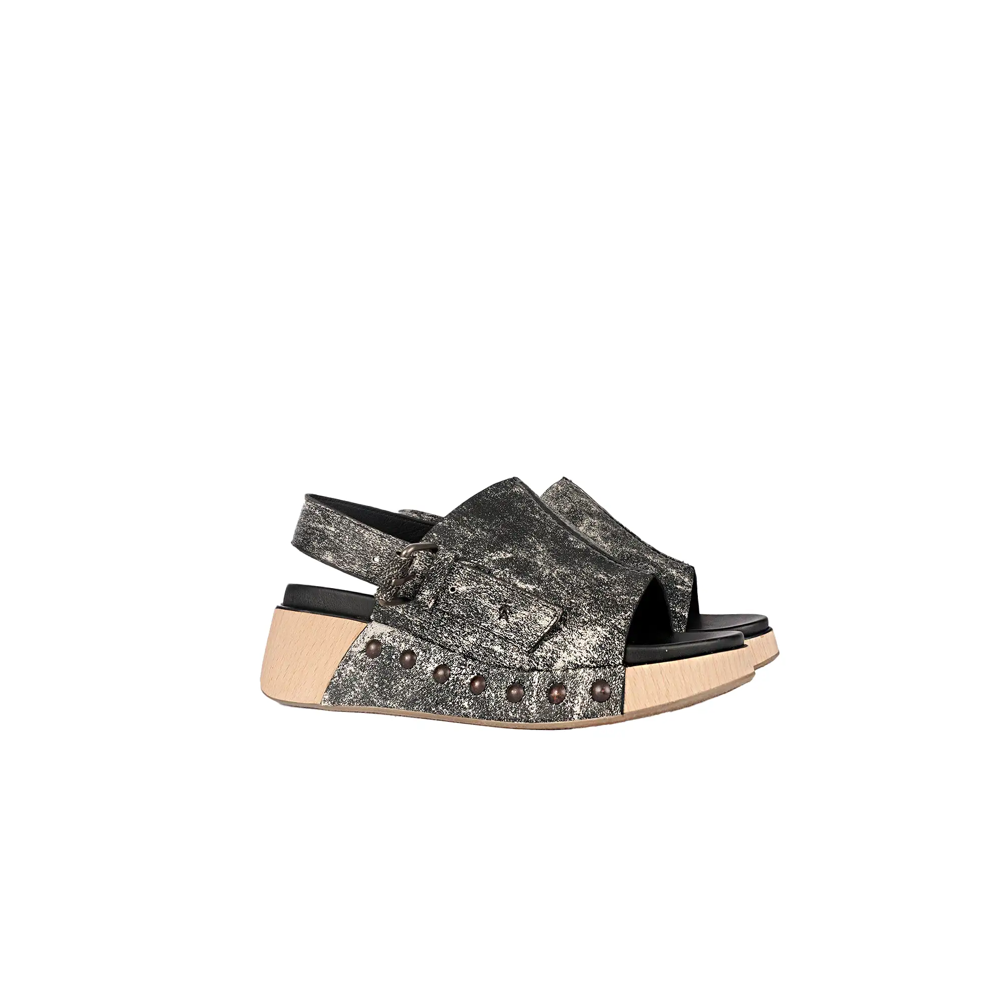 Platform Sandal Vintage Black