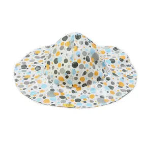 Pluie Pluie Girls Three Tone Multi Dot Rain Hat