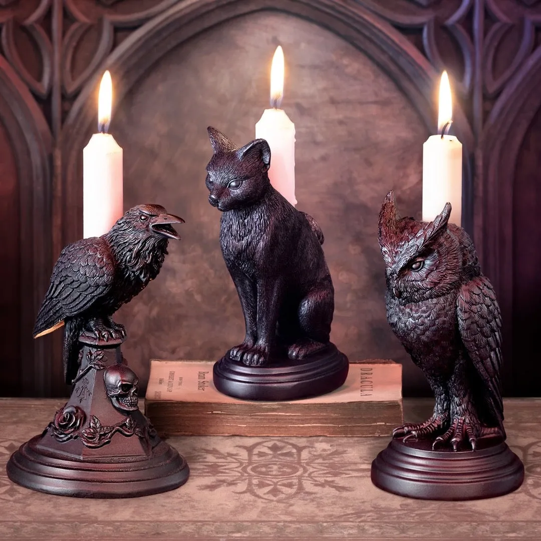 Poe's Raven Candlestick