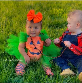 Pumpkin Cutie Tutu Romper