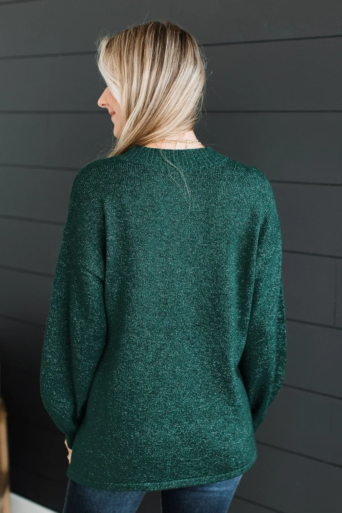 Pure Passion Knit Sweater- Forest