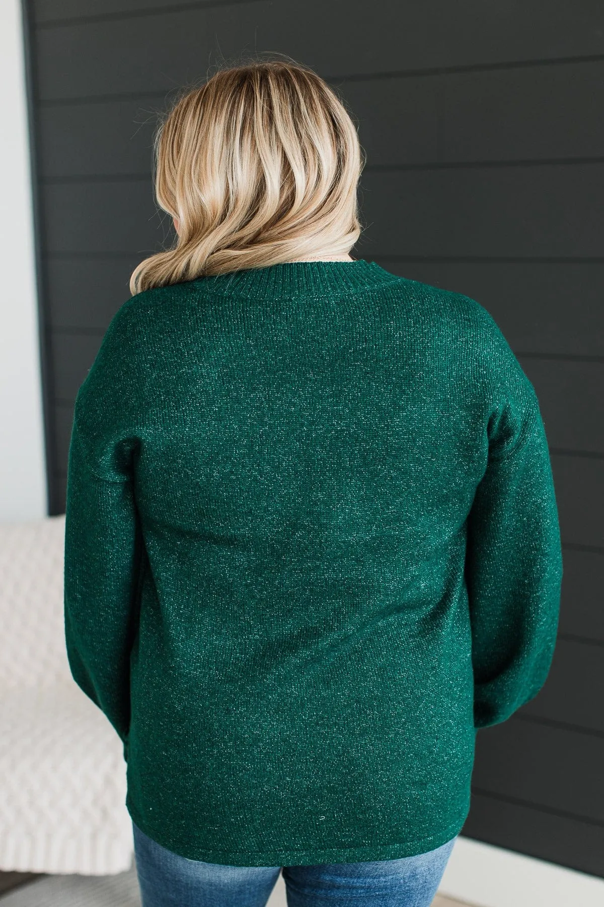 Pure Passion Knit Sweater- Forest