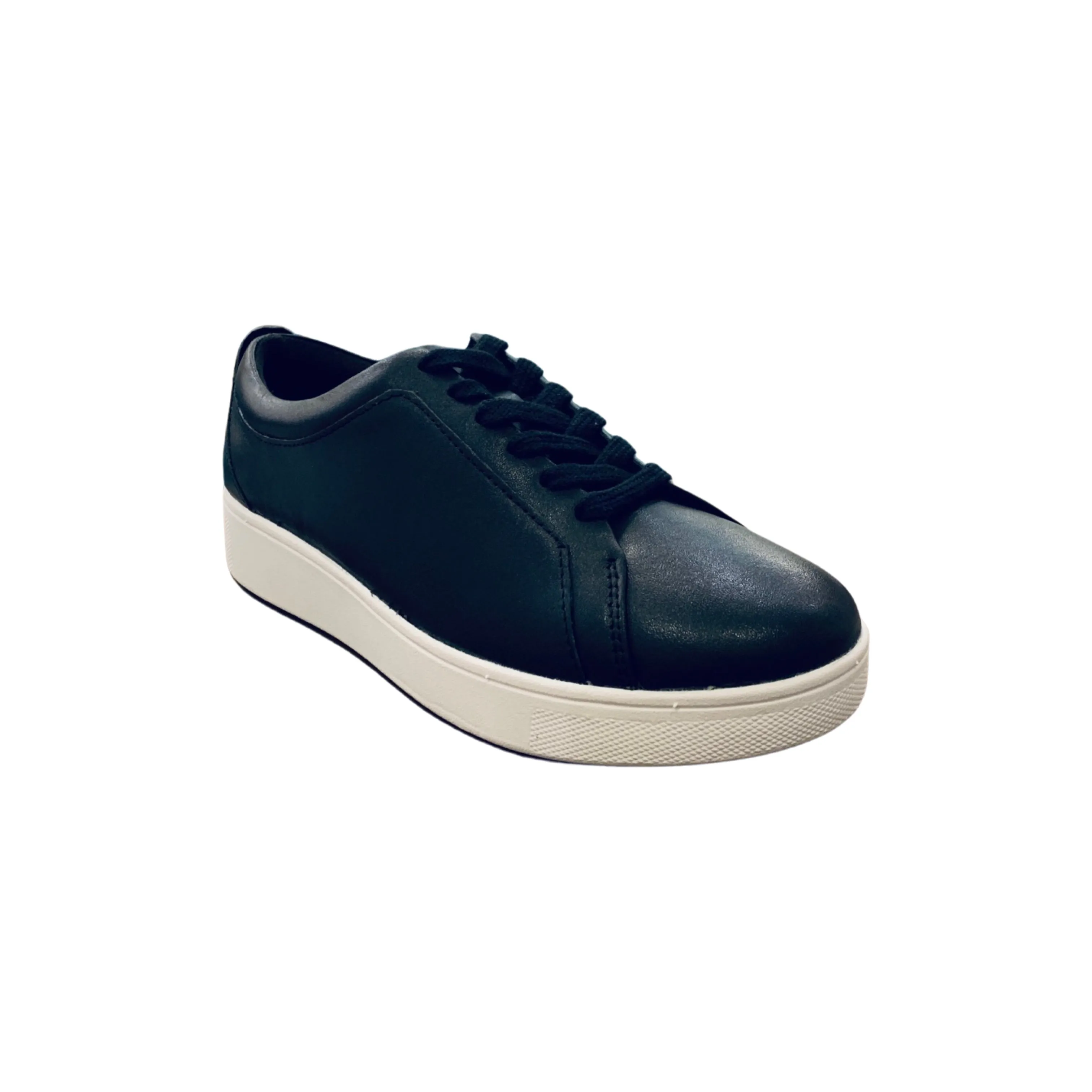 Rally Black Leather Sneaker