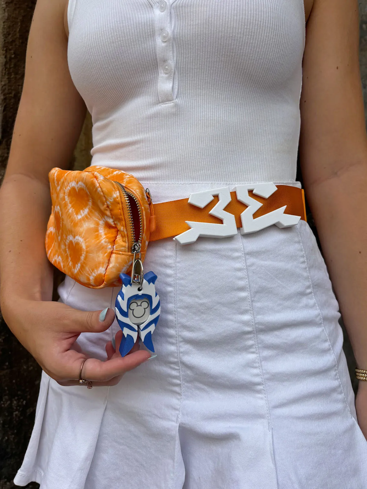 Rebel Knight Emblem Belt and Bag Charm