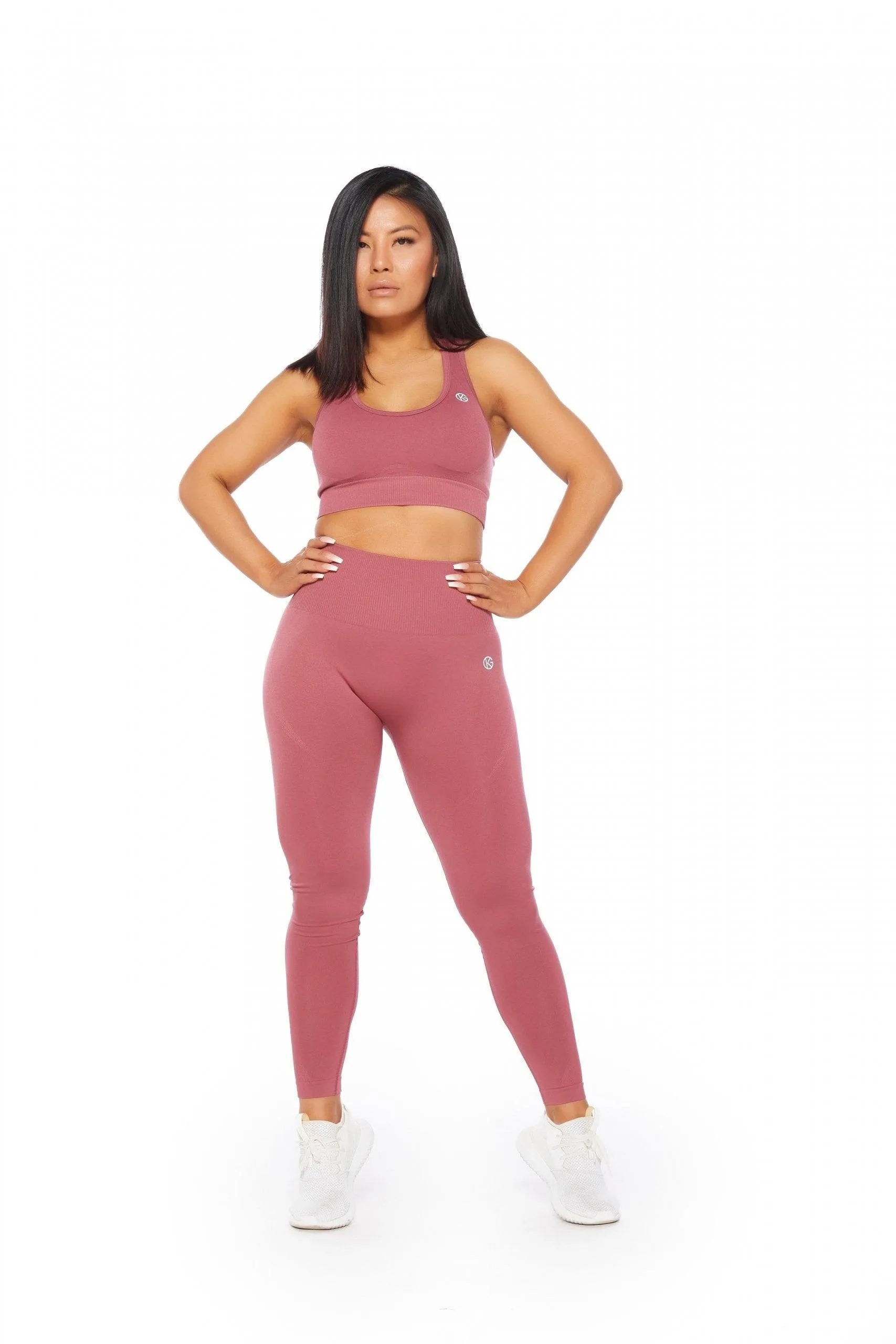 Seamless Leggings - Deep Coral