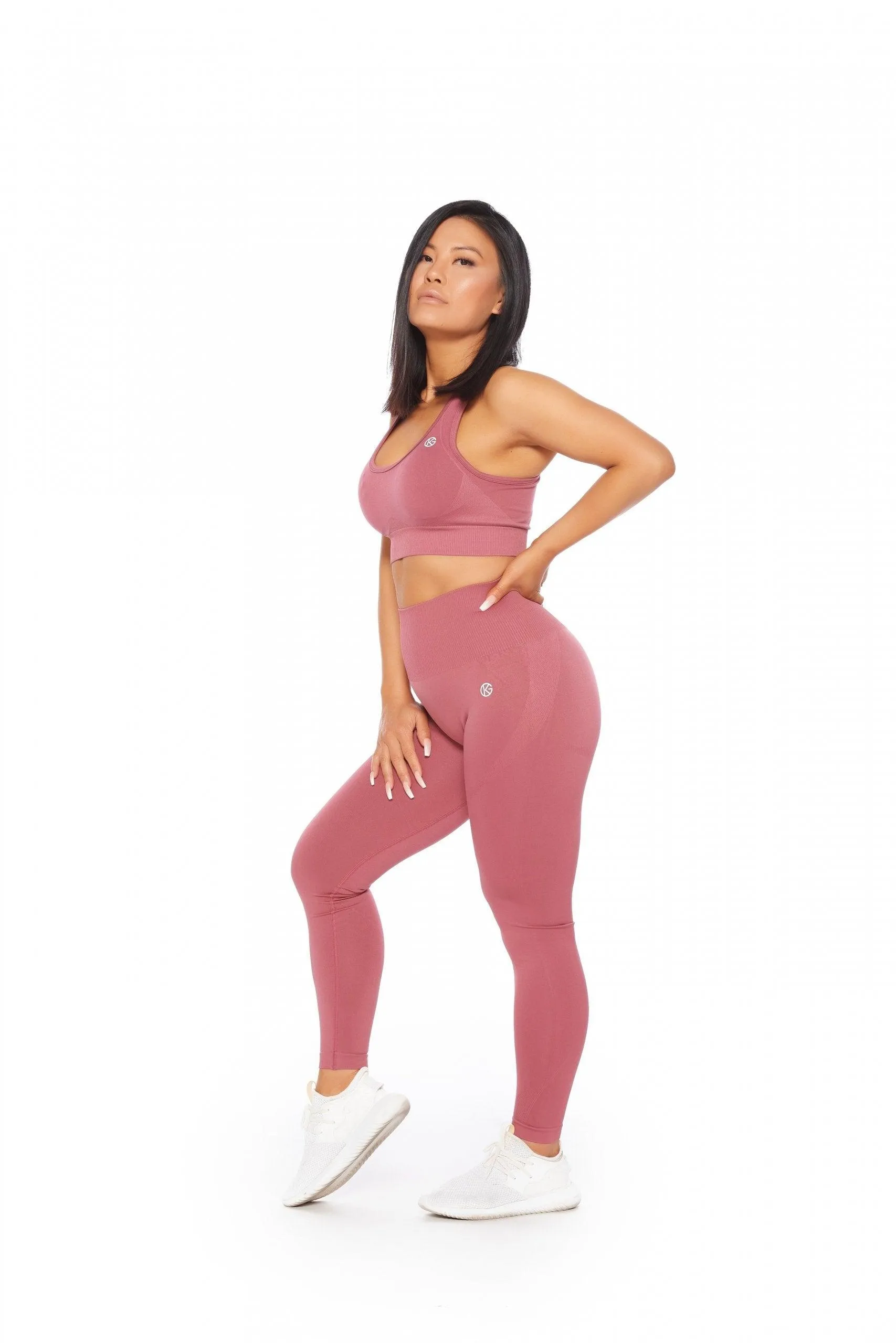 Seamless Leggings - Deep Coral