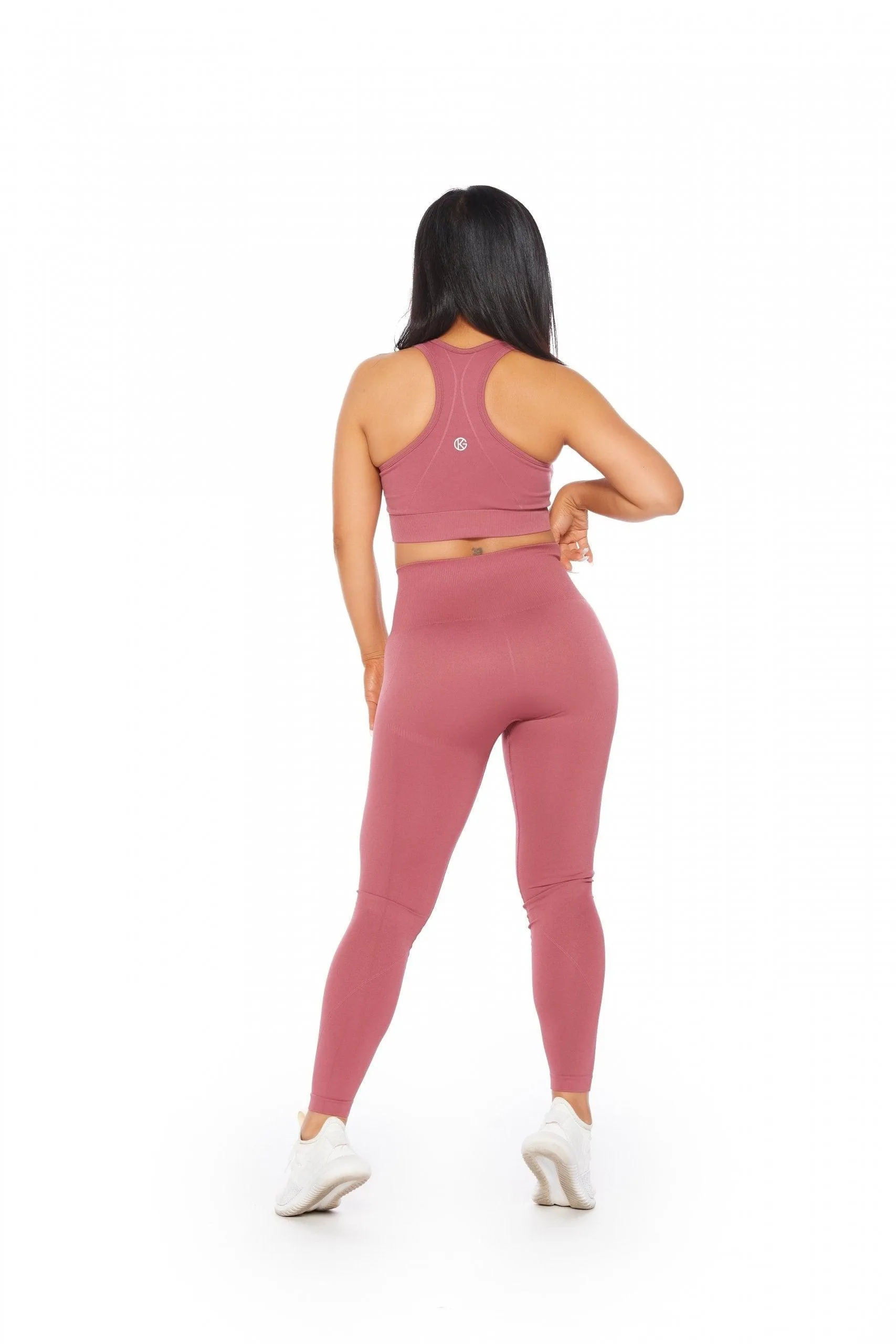 Seamless Leggings - Deep Coral