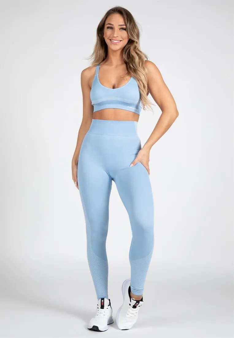 Selah Seamless Leggings - Light Blue - L/XL Gorilla Wear