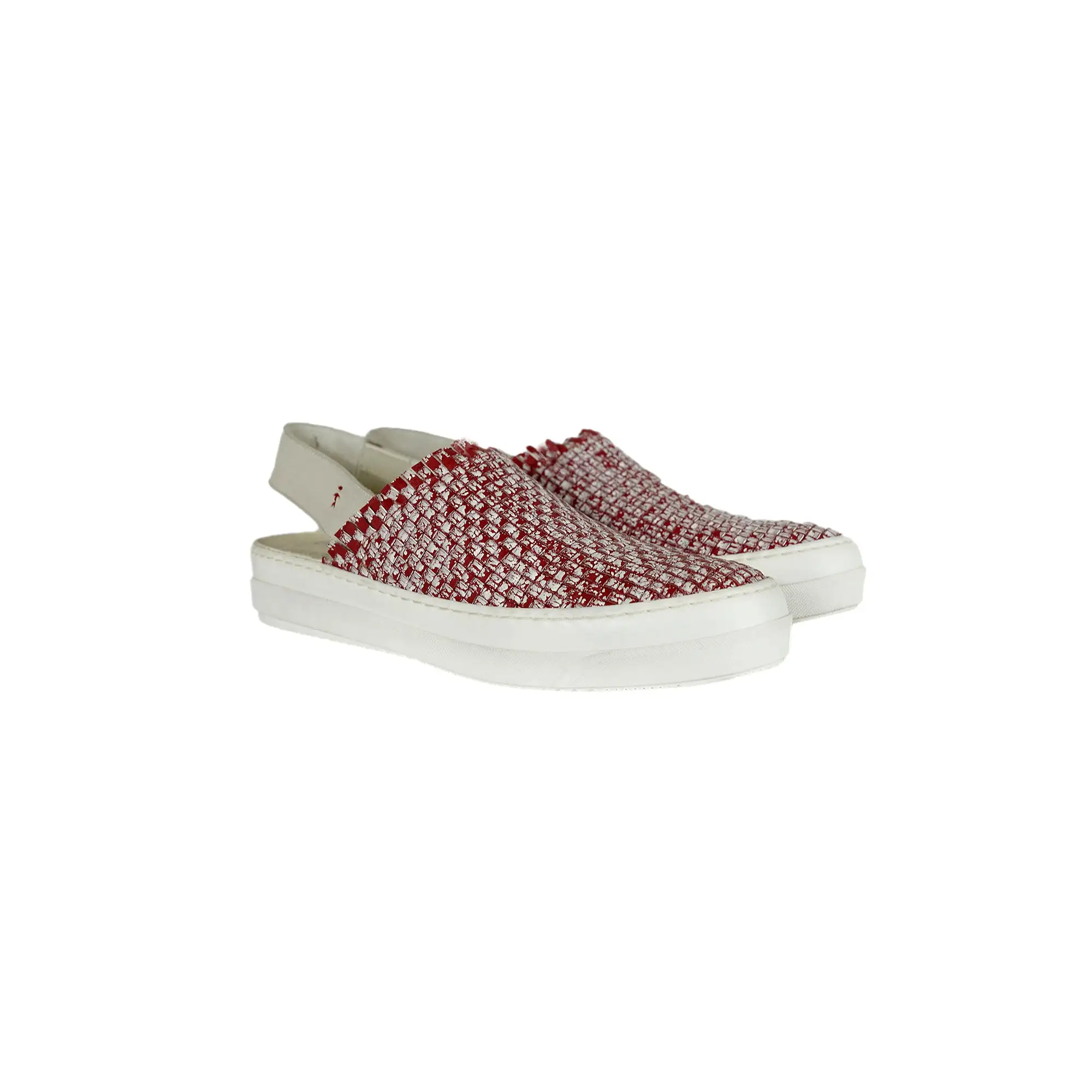 Slip On Chanel Intreccio Maltinto Red