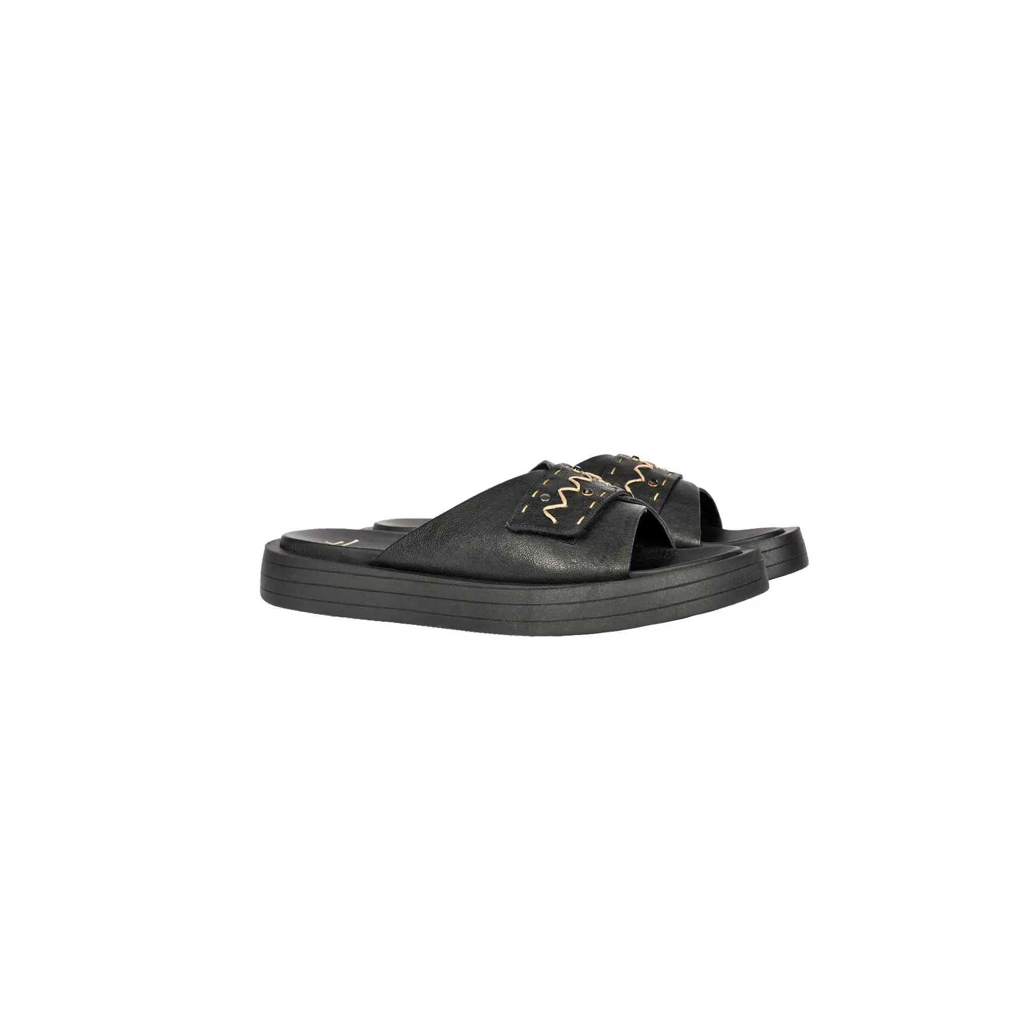 Slipper Greca Old Iron Black