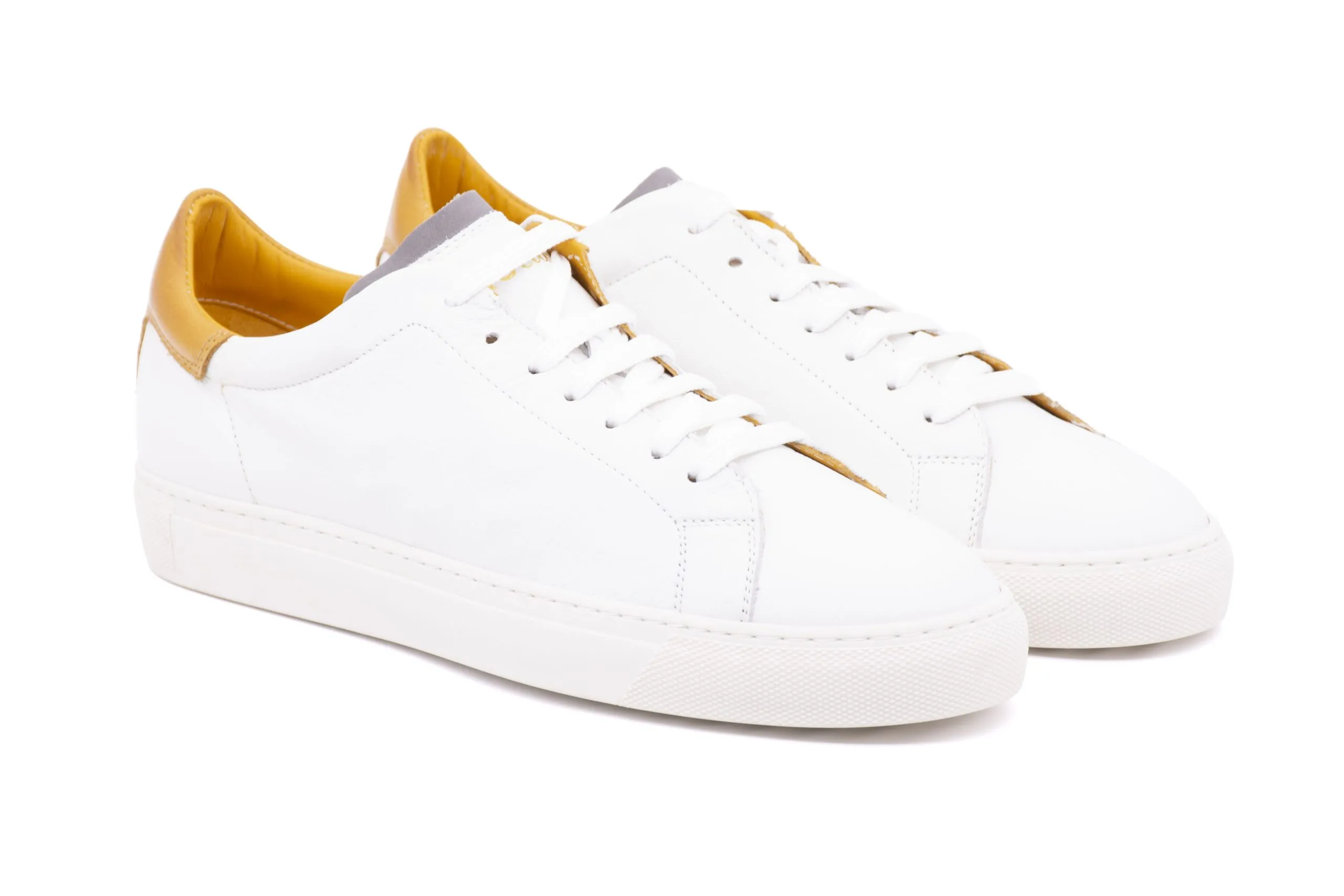 Sneaker bicolor in pelle