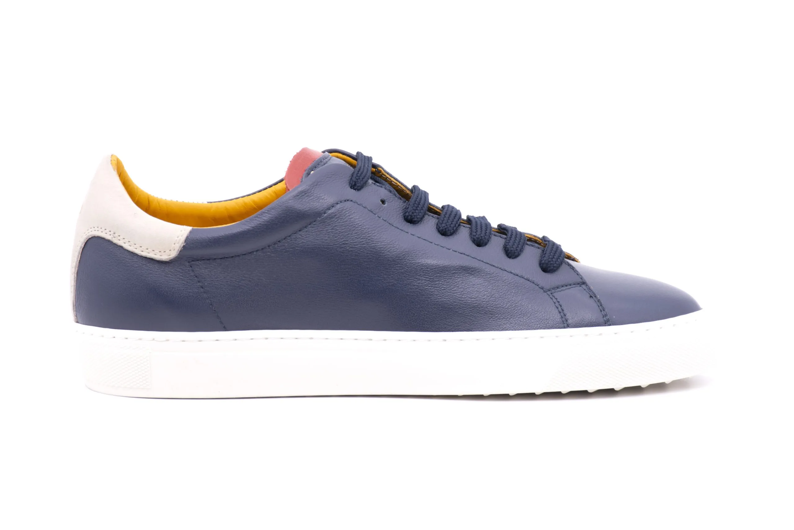 Sneaker bicolor in pelle