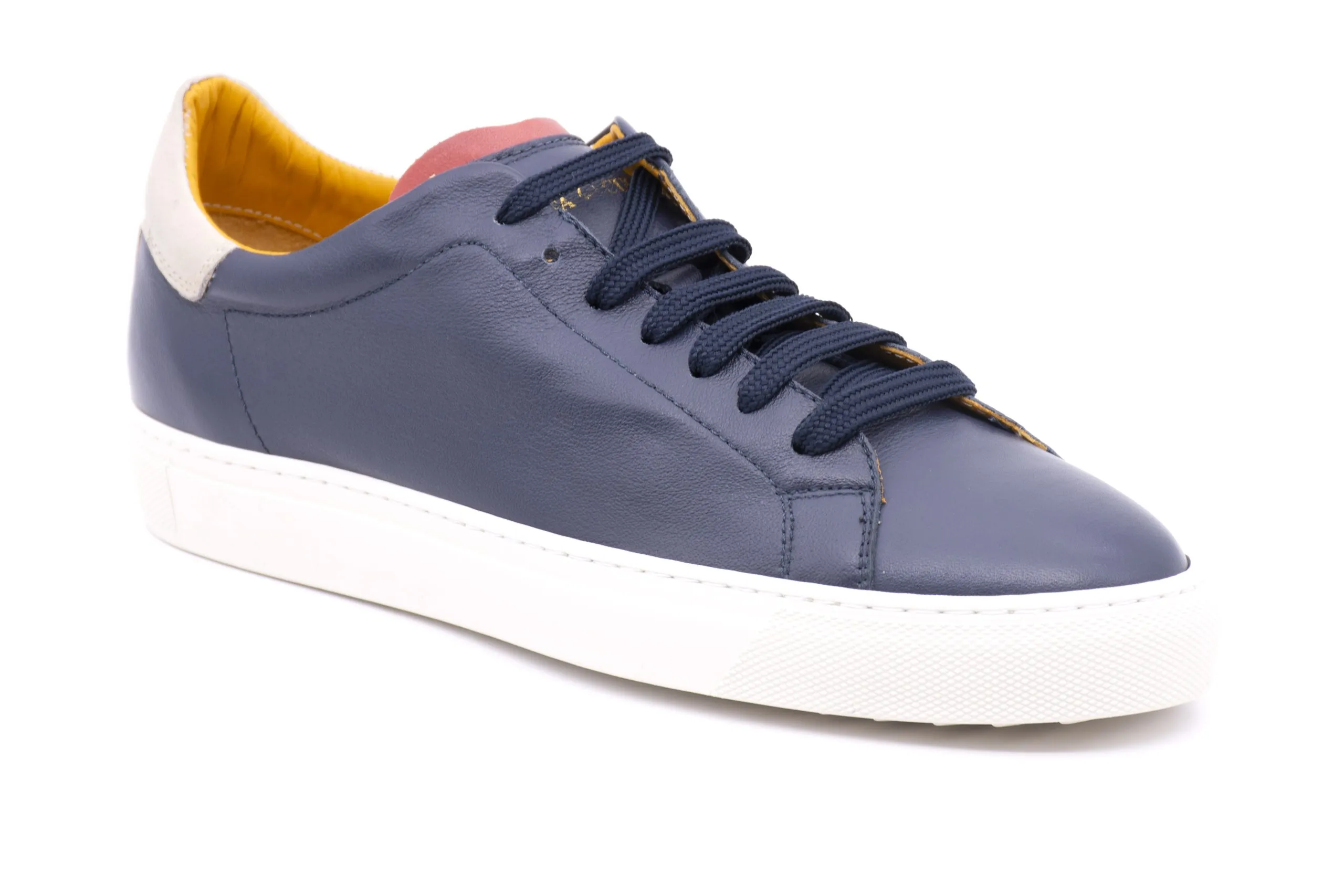 Sneaker bicolor in pelle