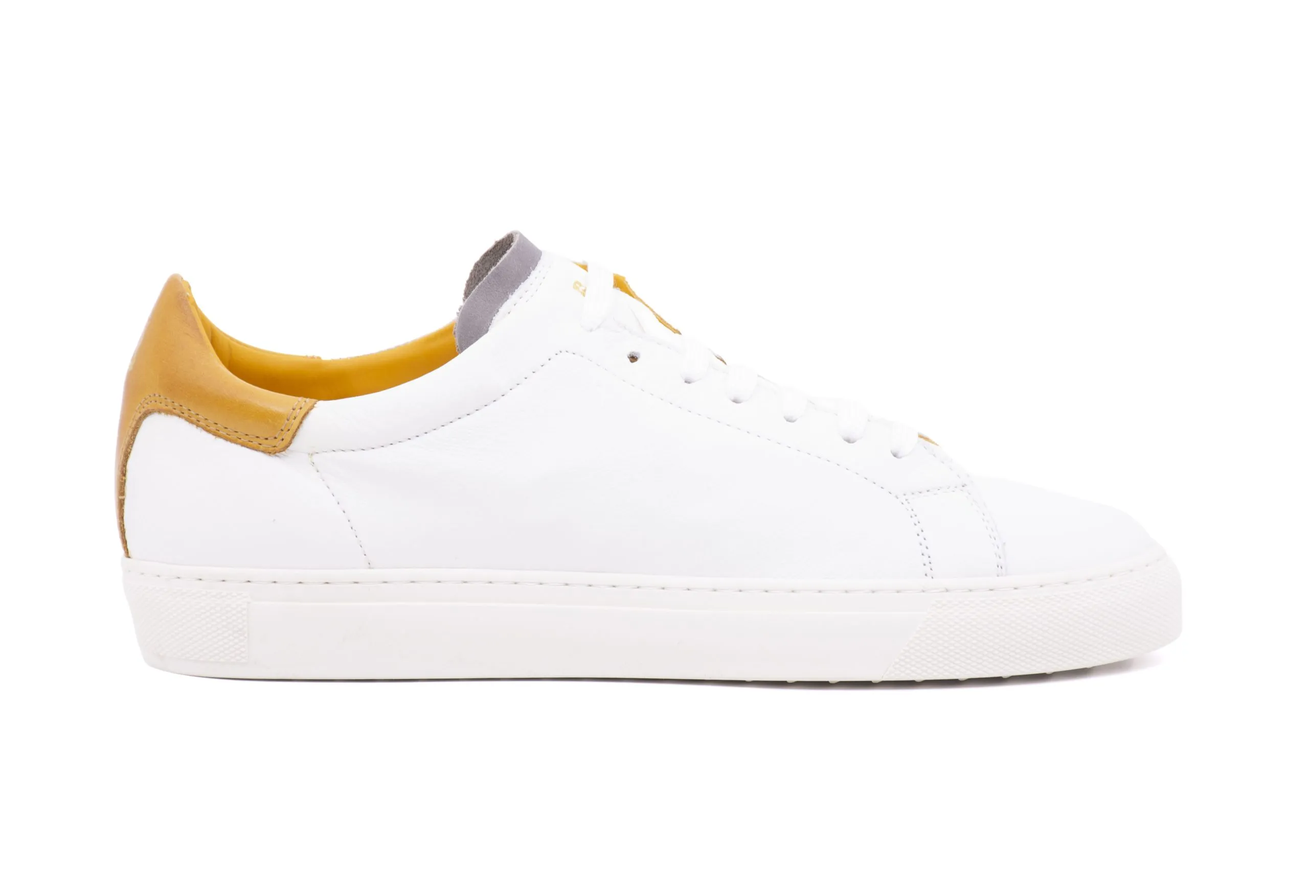 Sneaker bicolor in pelle