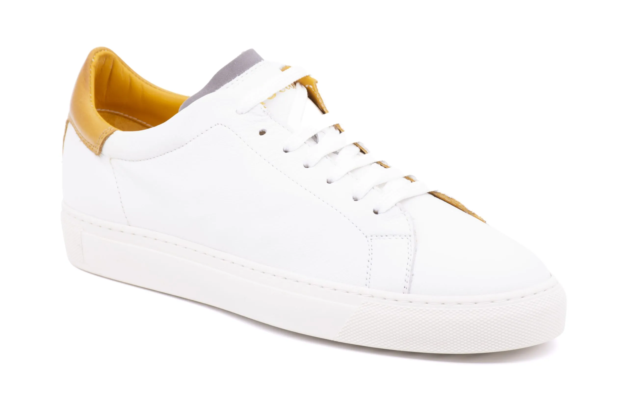 Sneaker bicolor in pelle