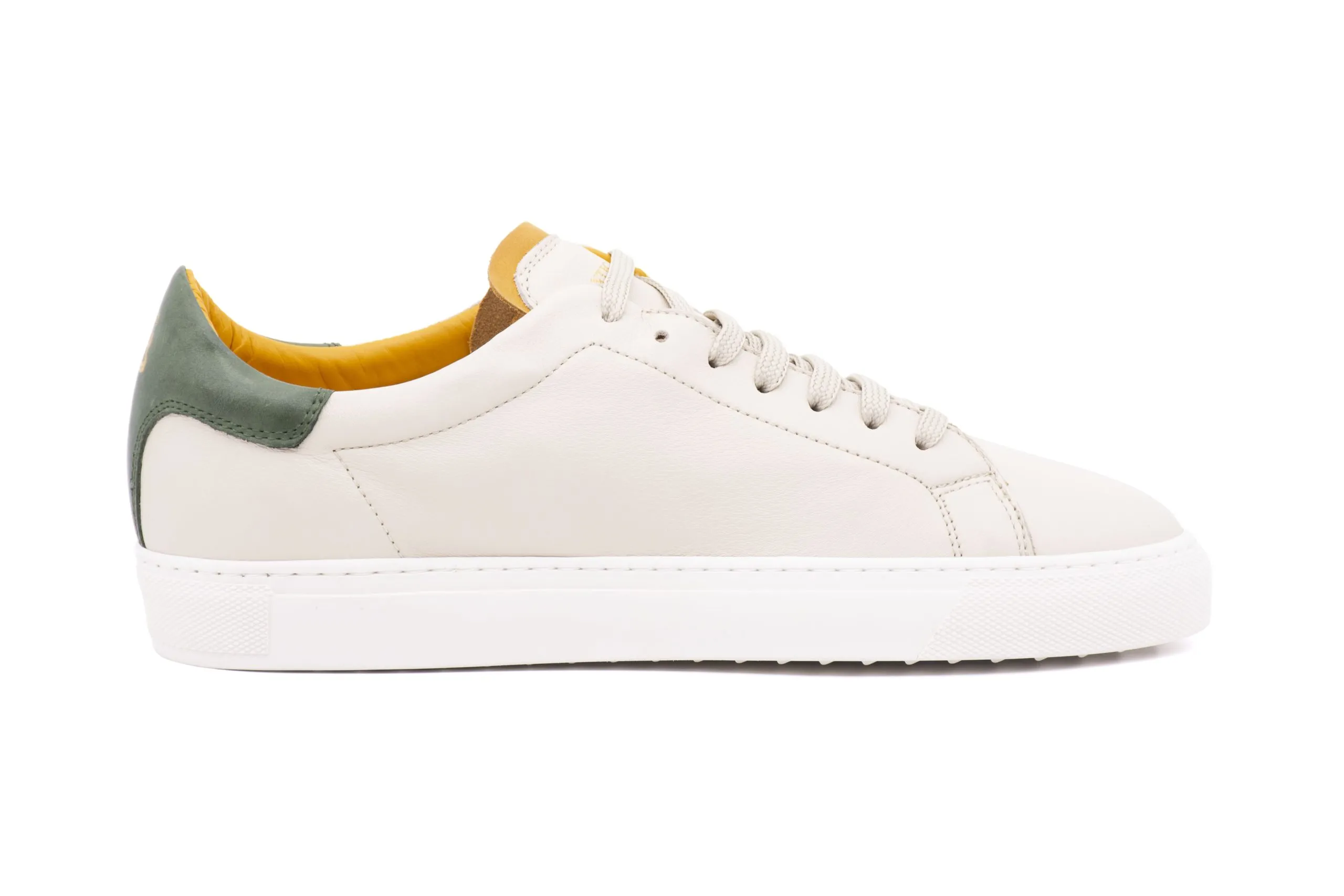 Sneaker bicolor in pelle