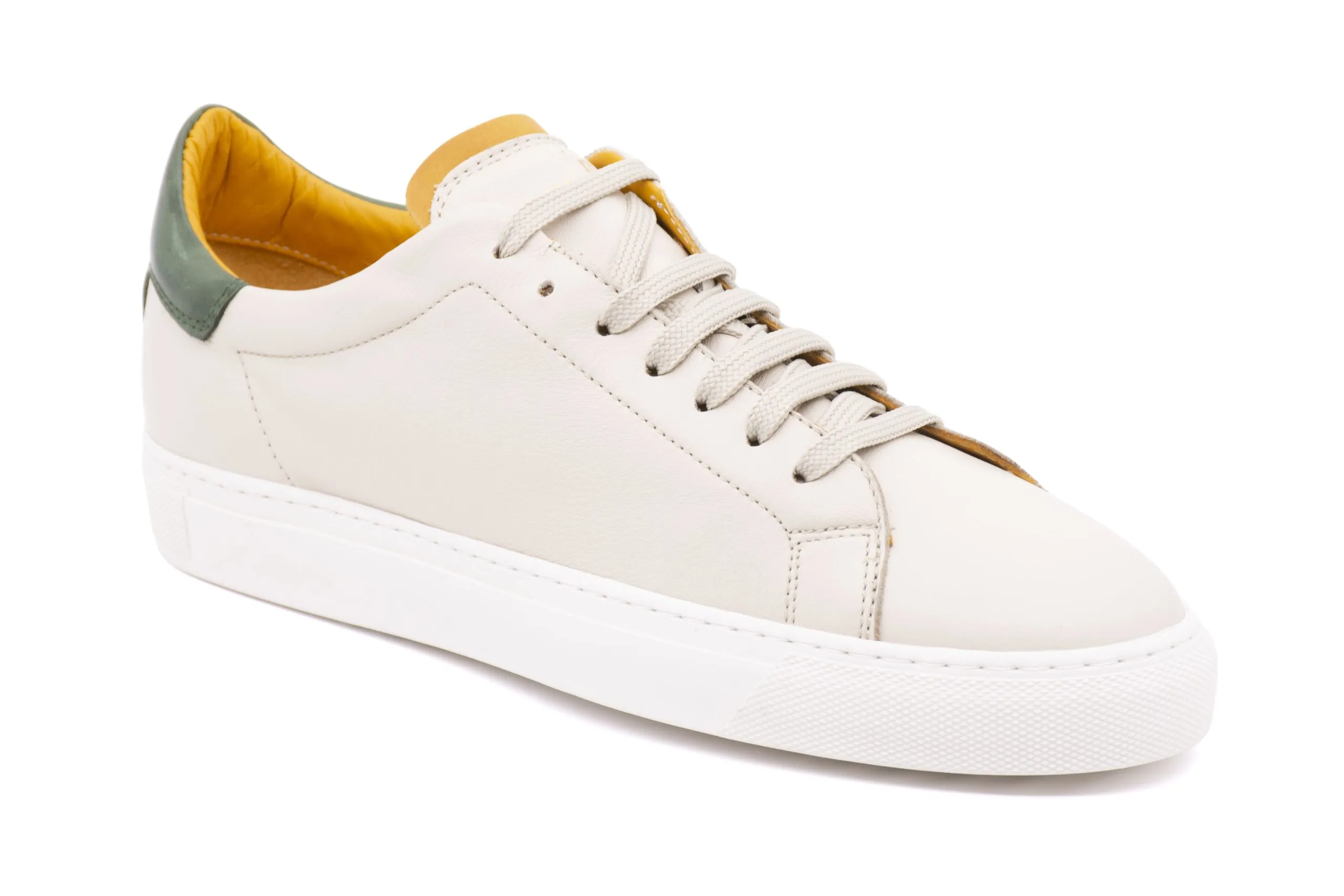 Sneaker bicolor in pelle