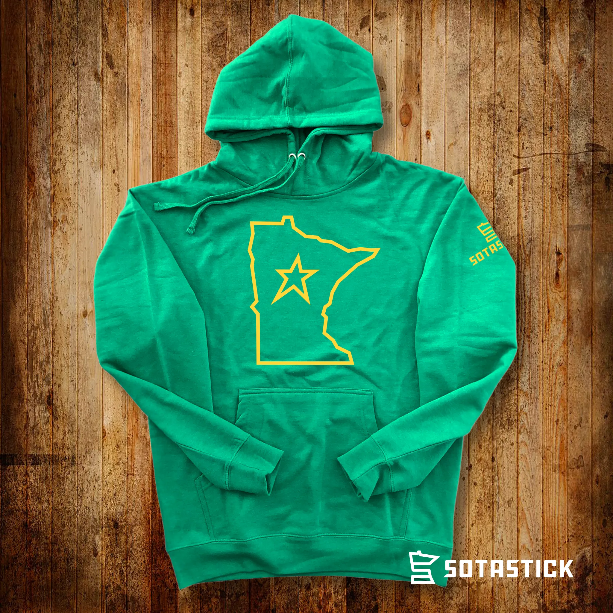 SotaStick North State Green Hoodie