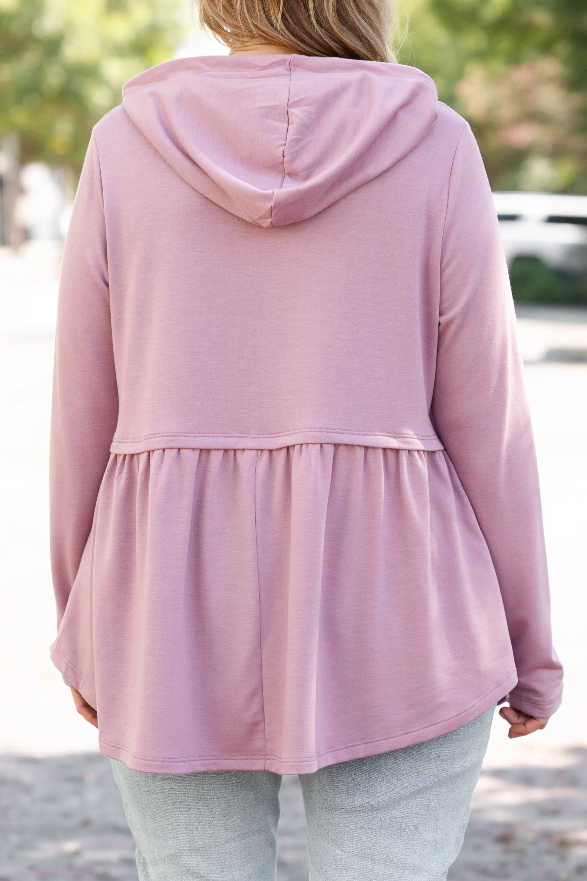 Sugar Plum Hoodie, Dusty Plum