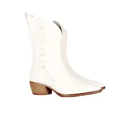 Texan Boot Old Iron White