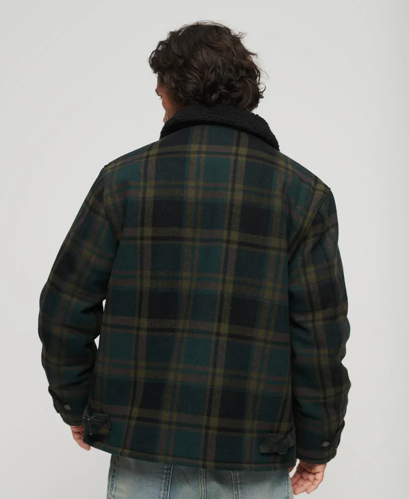 The Merchant Store - Wool Chore Coat | Merchant Green Check