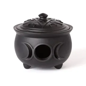 Triple Moon Cauldron Pot