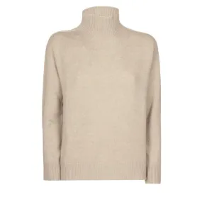 TURTLENECK TAHITI CASHMERE Woman Ecru Melange 