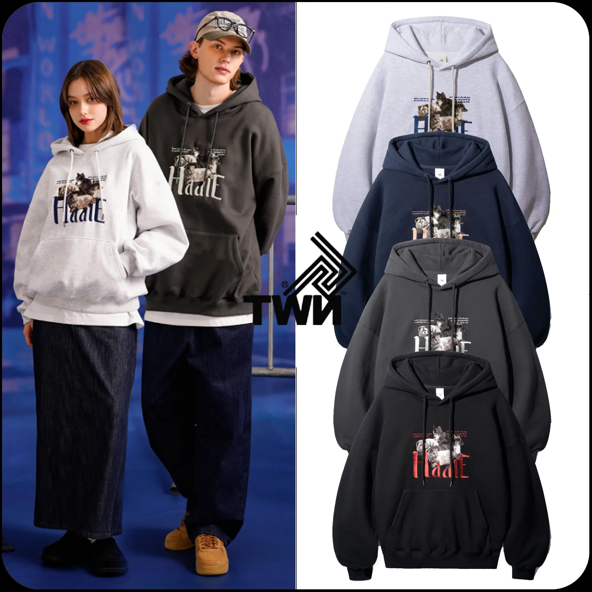 TWN  |[TWN]★HDDLE HOODIE