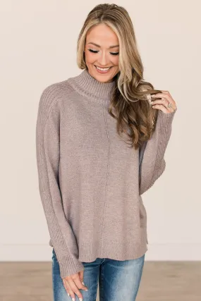 Unforgettable Love Knit Sweater- Mocha