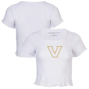 Vanderbilt Commodores Women's White Baby Top T-Shirt