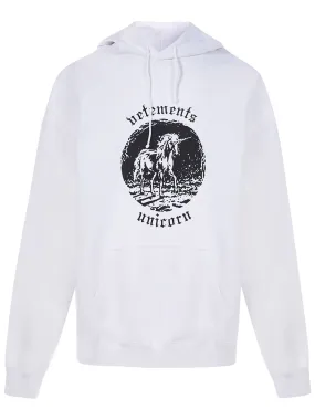 Vetements Graphic Printed Drawstring Hoodie